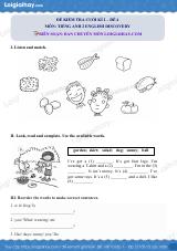 Đề thi học kì 2 Tiếng Anh 2 English Discovery - Đề số 4
